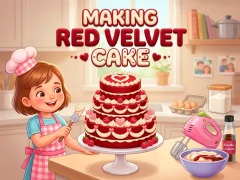 Permainan Making Red Velvet Cake secara online