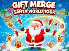 Permainan Gift Merge Santa World Tour secara online