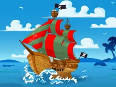 Permainan Pirate Ships Hidden secara online