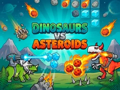 Permainan Dinosaurs vs Asteroids secara online