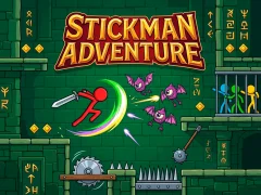 Permainan Stickman Adventure secara online