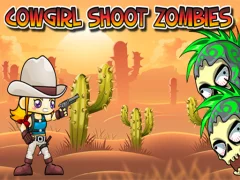 Permainan Cowgirl Shoot Zombies secara online