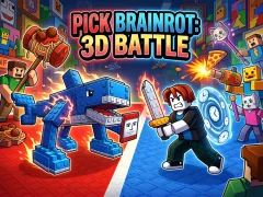 Permainan Pick Brainrot: 3D Battle secara online