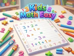 Permainan Kids Math Easy secara online