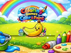 Permainan Coloring Games Color & Paint secara online