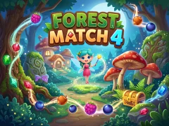Permainan Forest Match 4 secara online