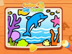 Permainan Color By Code: Dolphin secara online