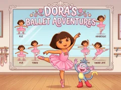 Permainan Dora's Ballet Adventures secara online
