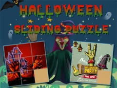 Permainan Halloween Sliding Puzzle secara online
