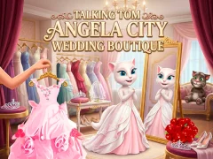 Permainan Talking Tom Angela City Wedding Boutique secara online
