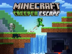 Permainan Minecraft Creeper Escape secara online