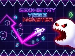 Permainan Geometry Vibes Monster secara online