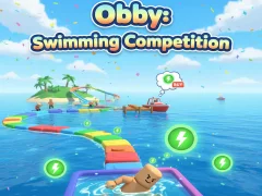 Permainan Obby: Swimming competition secara online