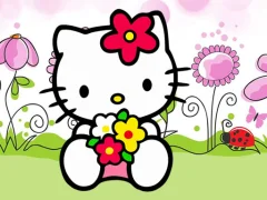 Permainan Hello Kitty Jigsaw secara online