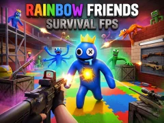 Permainan Rainbow Friends Survival FPS secara online