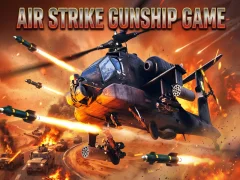 Permainan Air Strike Gunship Game secara online