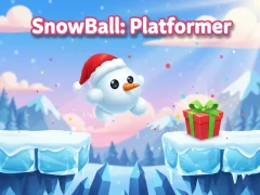 Permainan SnowBall: Platformer secara online