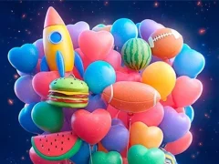 Permainan Merge 3D - Match 3 Balloons secara online