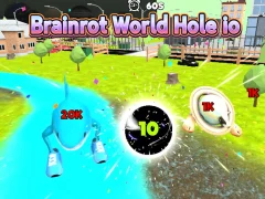 Permainan Brainrot World Hole io secara online