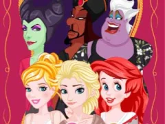 Permainan Princess vs Villain Face Swap secara online