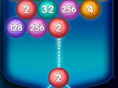 Permainan Number Bubble Shooter secara online