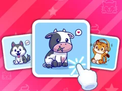 Permainan Cute Animal Cards secara online