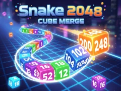 Permainan Snake 2048: Cube Merge secara online