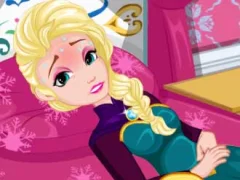 Permainan Elsa Stomach Virus secara online