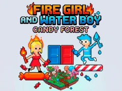 Permainan Fire Girl and Water Boy Candy Forest secara online