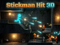 Permainan Stickman Hit 3D secara online