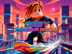 Permainan Obby Parkour Racing secara online