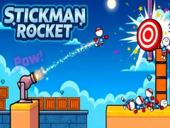 Permainan Stickman Rocket secara online