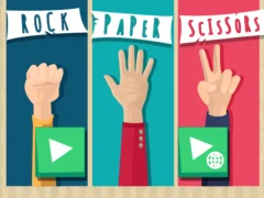 Permainan Rock Paper Scissors secara online