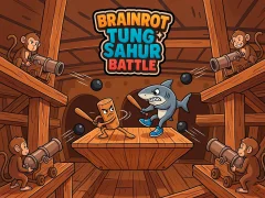 Permainan Brainrot Tung Sahur Battle secara online