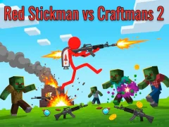 Permainan Red Stickman Vs Craftmans 2 secara online