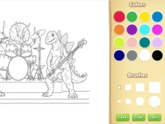 Permainan Dinosaur Coloring Book For Kids secara online