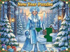 Permainan New Year Puzzles secara online