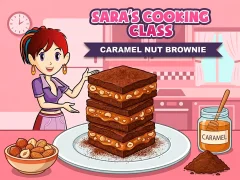 Permainan Sara`s Cooking Class Caramel Nut Brownie secara online