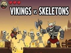 Permainan Vikings Vs Skeletons secara online