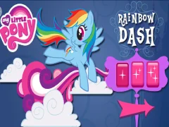 Permainan Rainbow Dash's Cloud Bump secara online