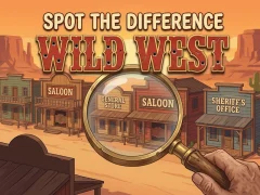 Permainan Spot The Difference Wild West secara online