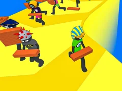 Permainan Stickman Planks Fall secara online