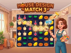 Permainan House Design Match 3 secara online
