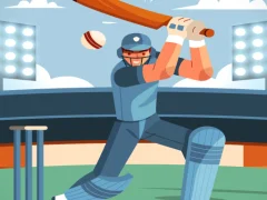 Permainan Pong Cricket secara online
