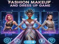 Permainan Fashion Makeup And Dress Up Game secara online