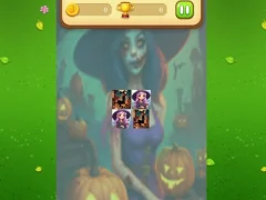 Permainan Halloween Witch Memory Match secara online