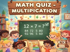 Permainan Math Quiz - Multiplication secara online