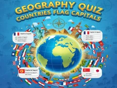 Permainan Geography Quiz Countries Flag Capitals secara online