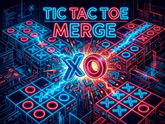 Permainan Tic Tac Toe Merge secara online