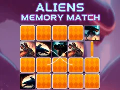 Permainan Aliens Memory Match secara online